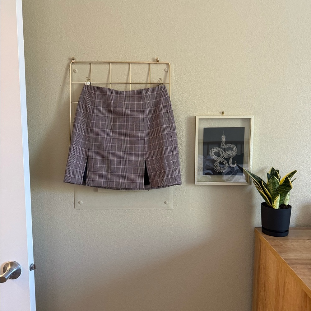 Sunday Best Plaid Mini Skirt